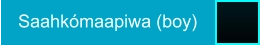Saahkómaapiwa (boy)